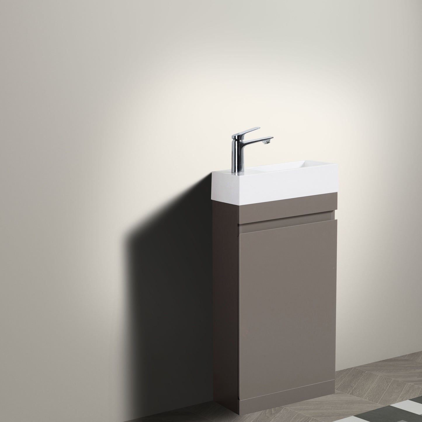 Laura 16" Small Bathroom Vanity with Sink