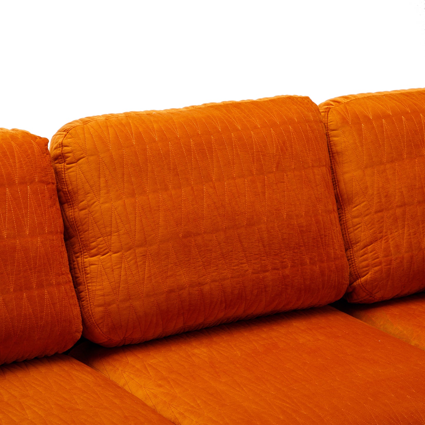 Mersha Orange Sectional Sofa