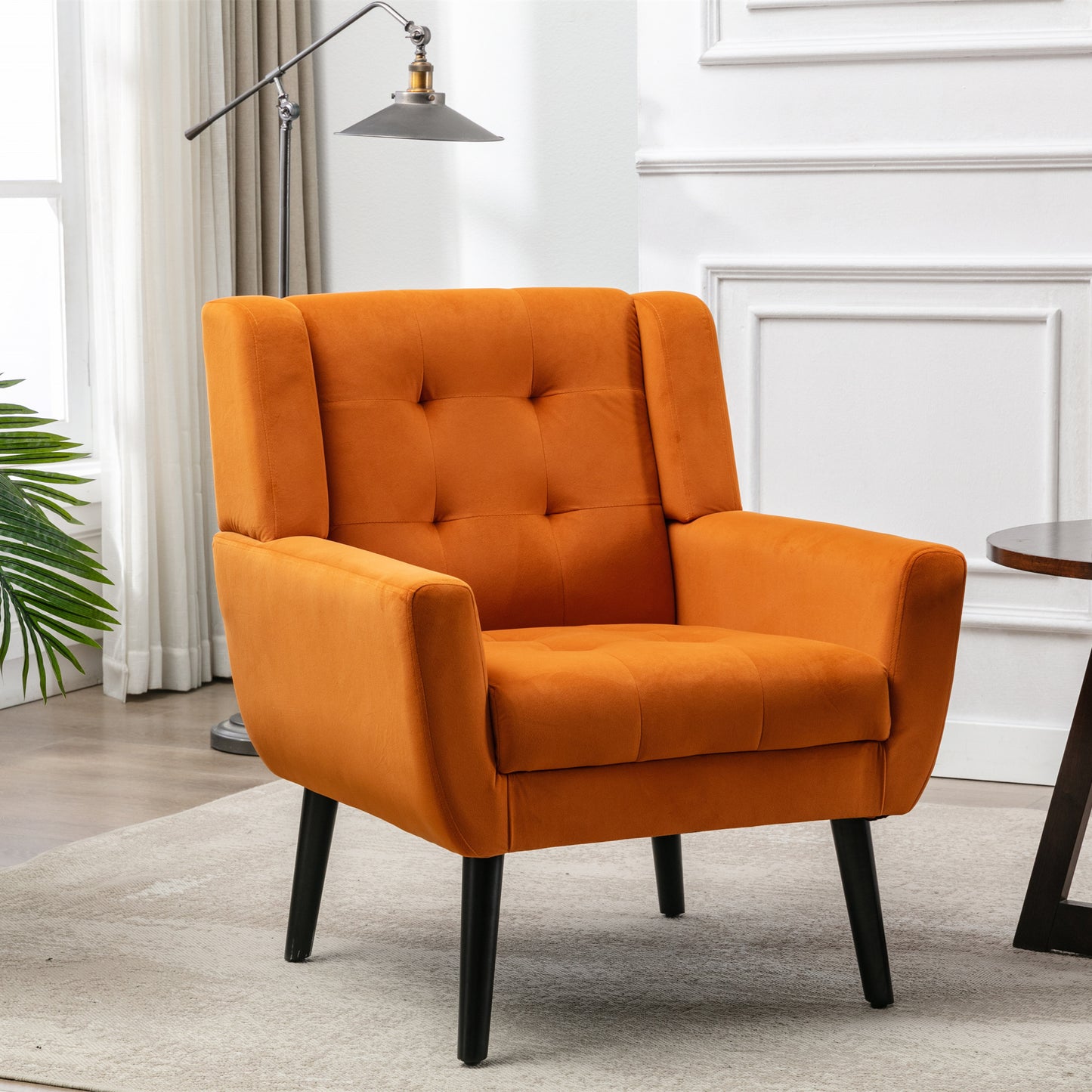 Nifta Modern Soft Velvet Ergonomics Accent Chair