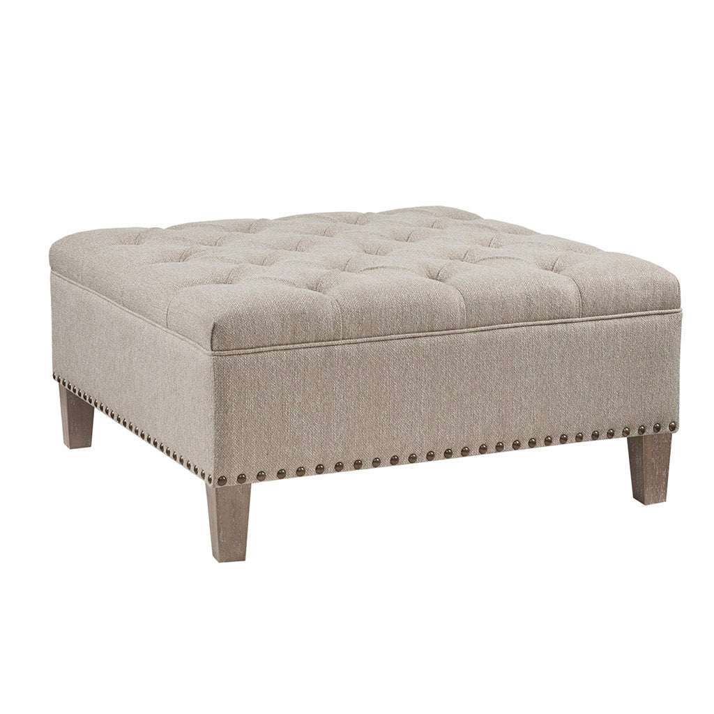 Lindsey Tufted Square Cocktail Ottoman