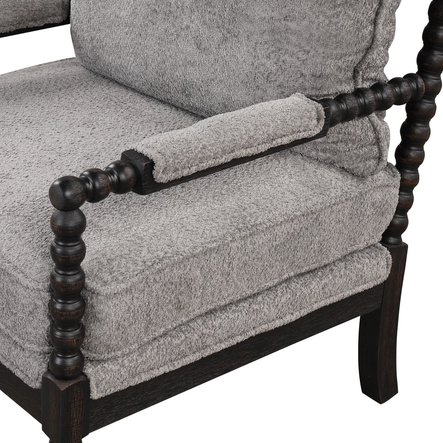 The Spindle Chair Black & Grey