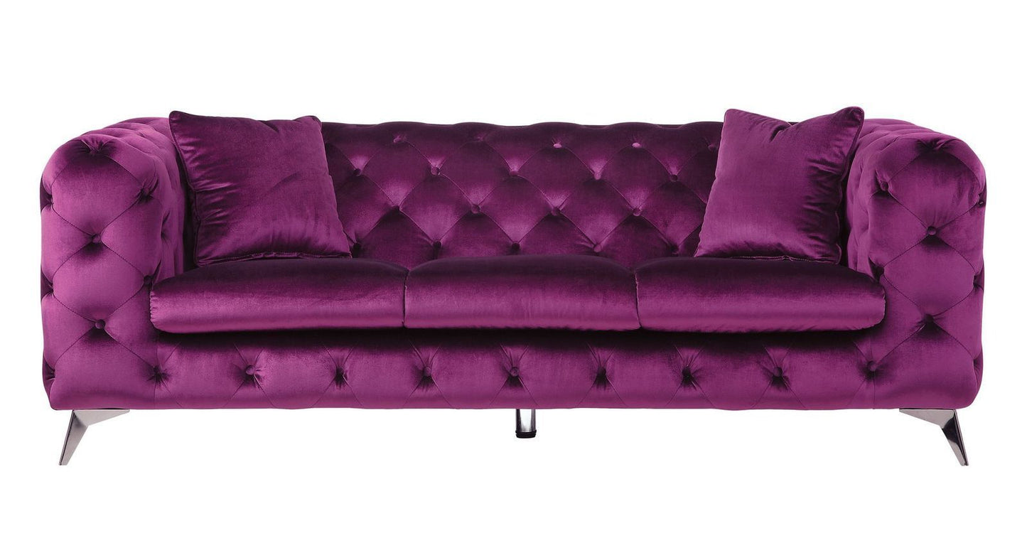 ACME Atronia Sofa, Purple Fabric