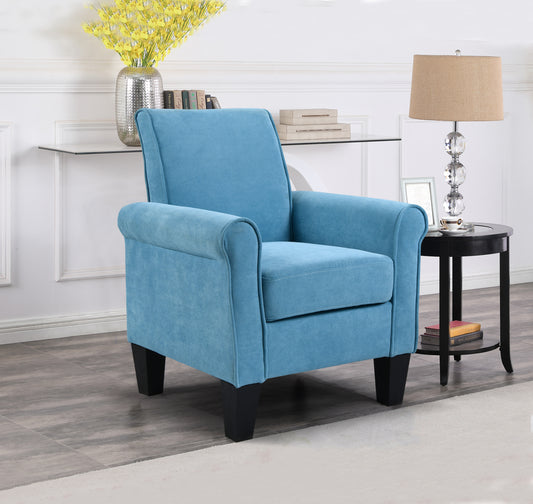 Accent Chair, Light Blue