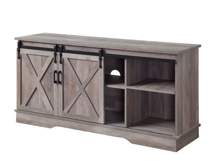 Bennet TV Stand, Gray Finish