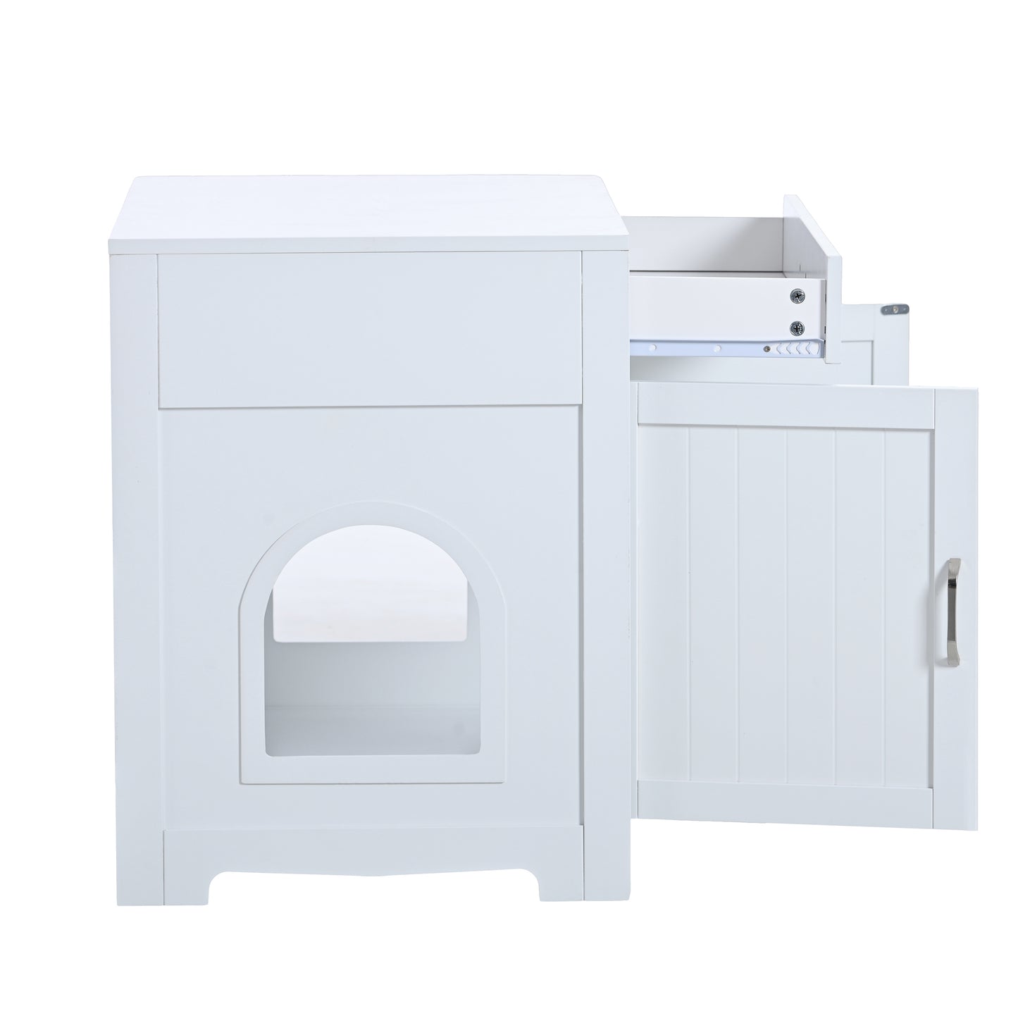 Litter Box Enclosure- White