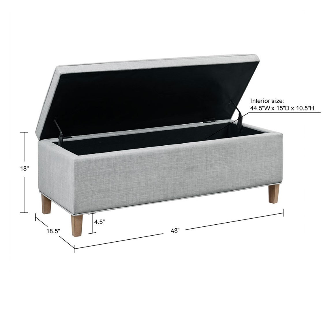 Caymus Storage Bench