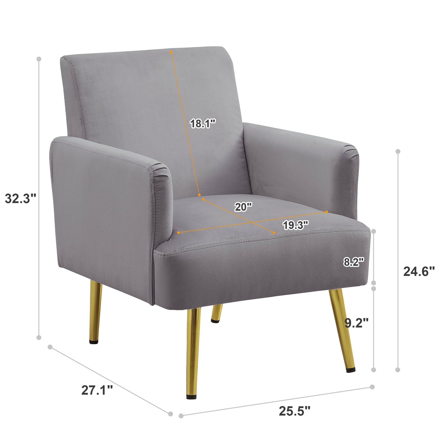 Mable Modern Accent Chair