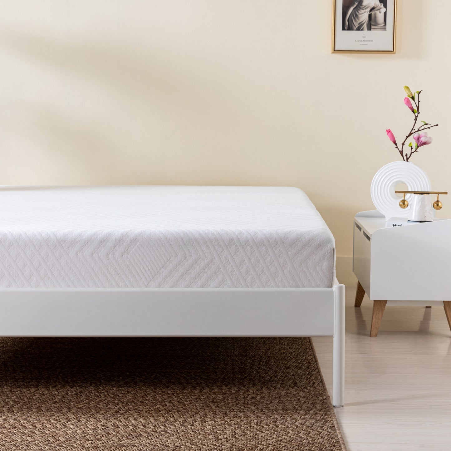 8" Green Tea Infused Memory Foam Mattress - Queen