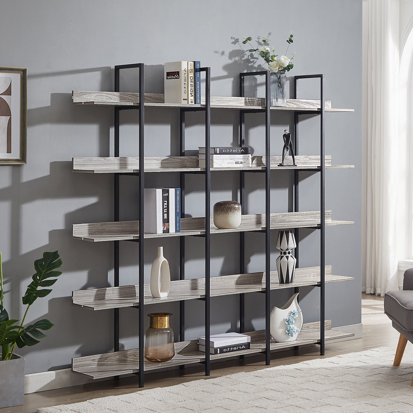 Clifton 5 Tier Bookcase