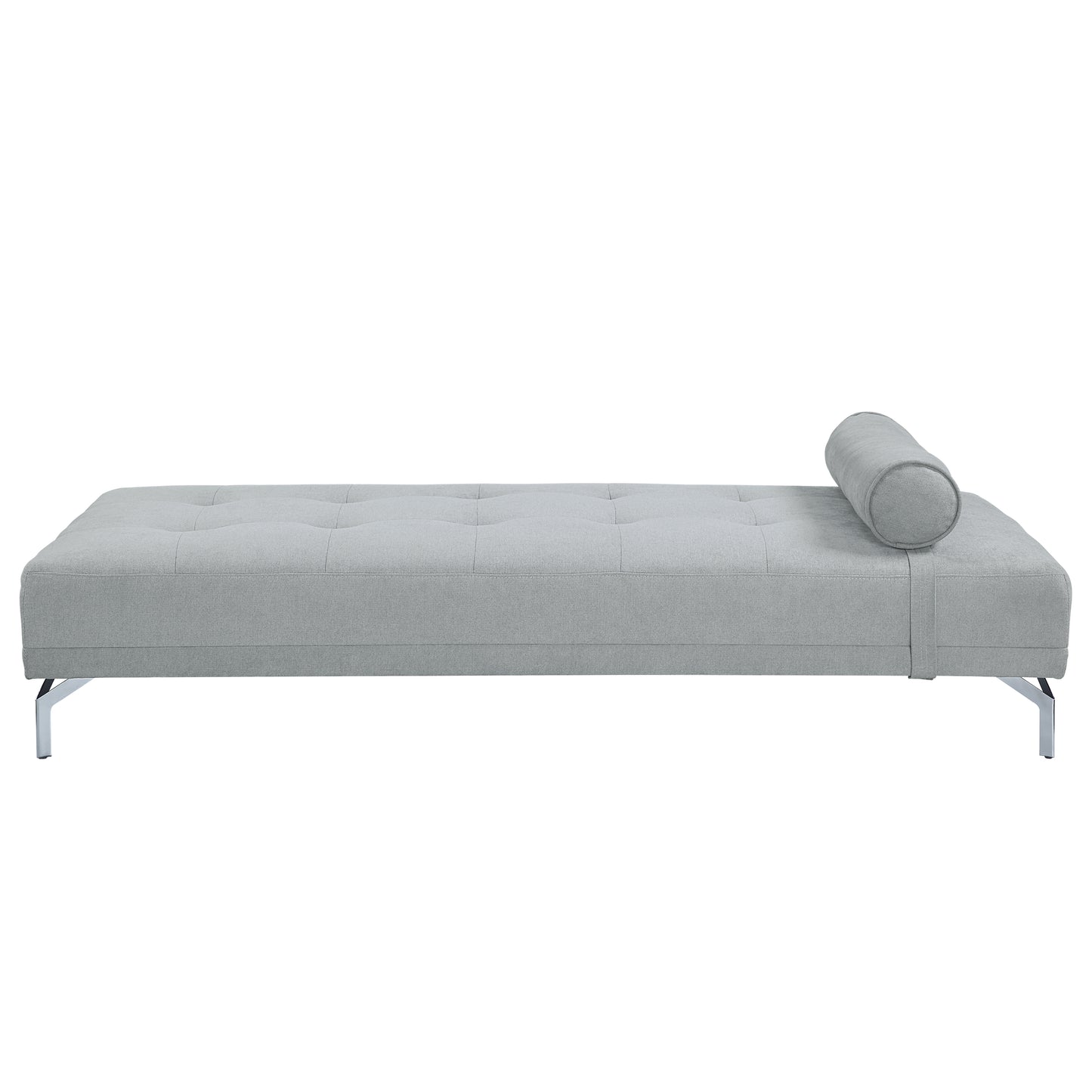 ACME Quenti Sofa Bed w/Pillow in Gray Melange Velvet