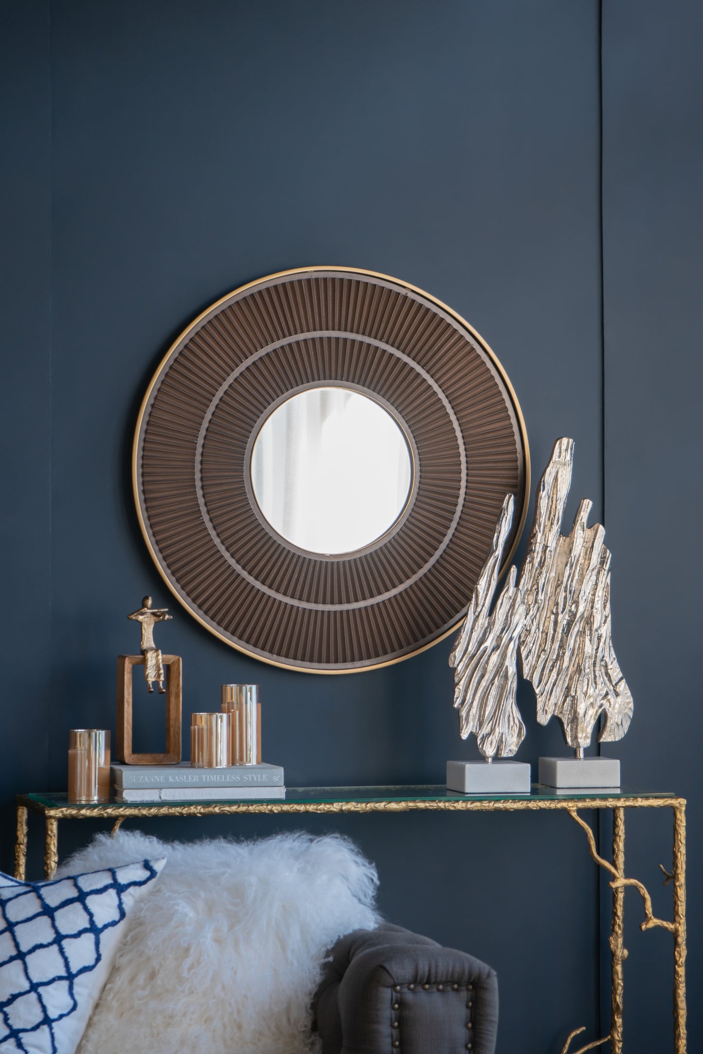 Annariitta Round Wall Mirror