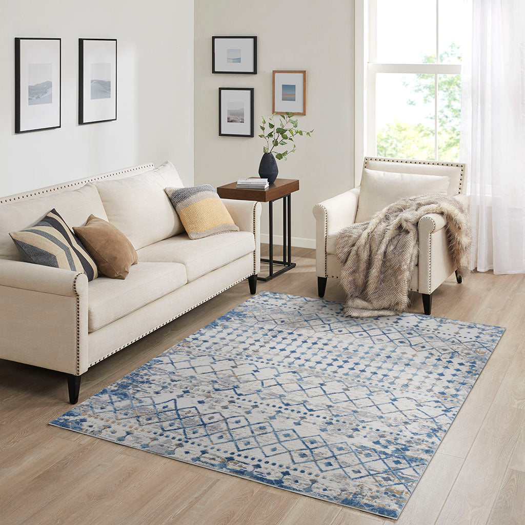 Hannah Moroccan Global Woven Area Rug 5.9'x4