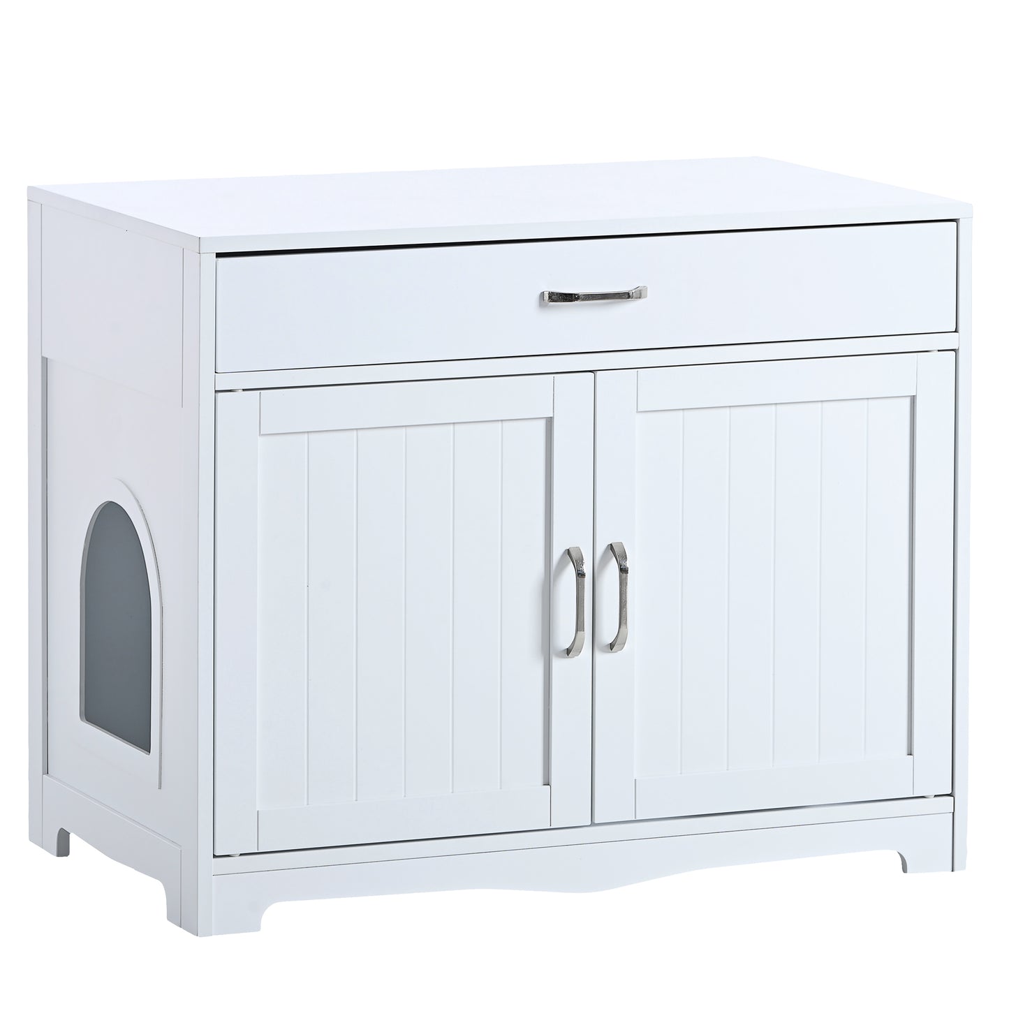 Litter Box Enclosure- White