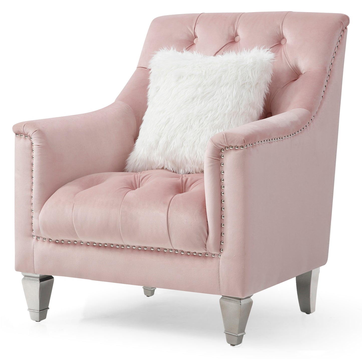 Velvet Chair, PINK