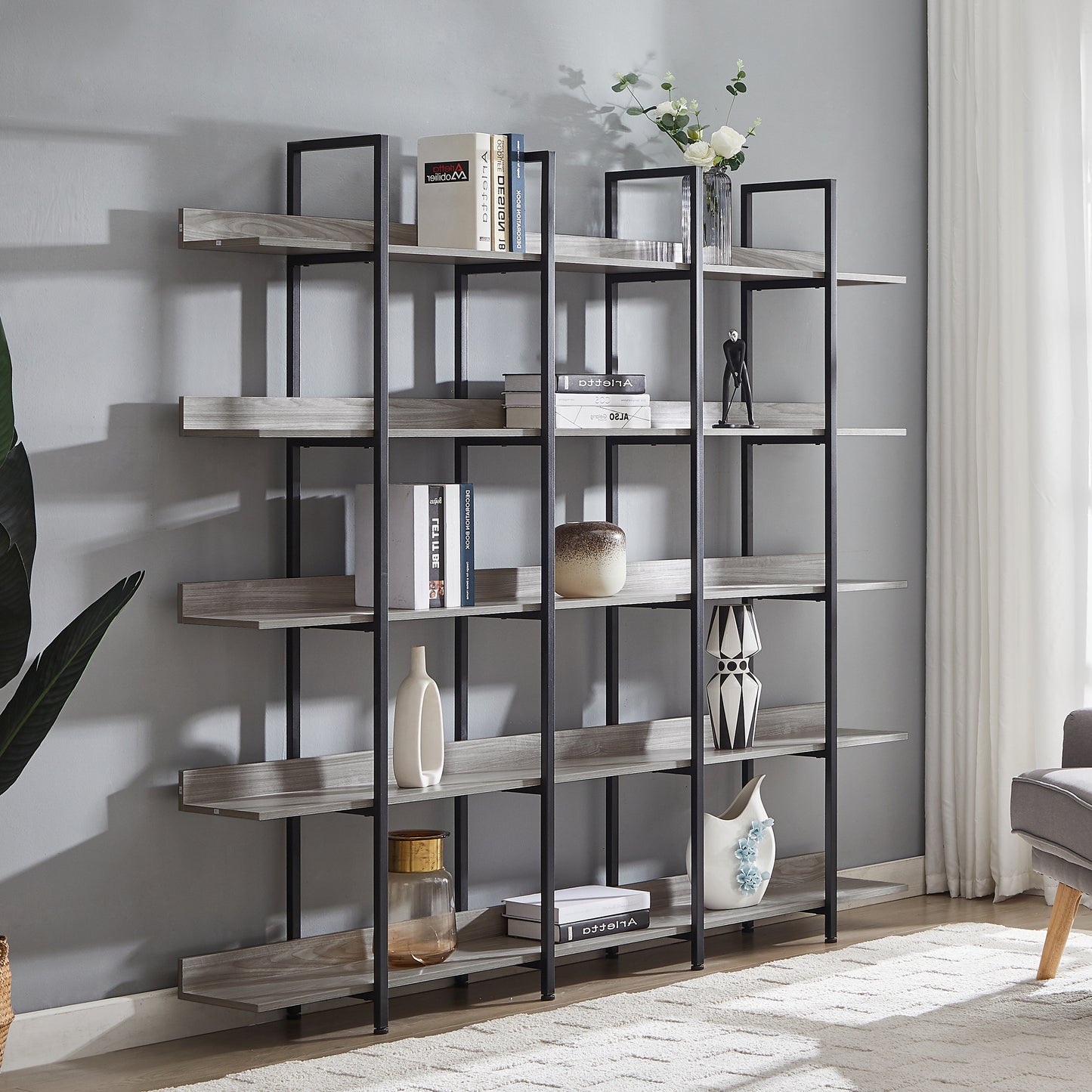 Clifton 5 Tier Bookcase