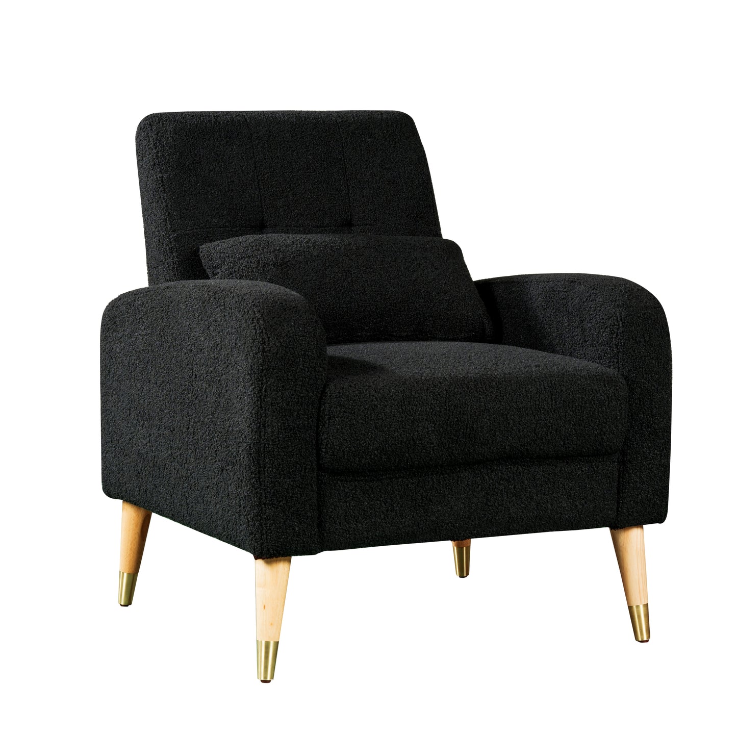 40.55 Wide Black Accent Chair